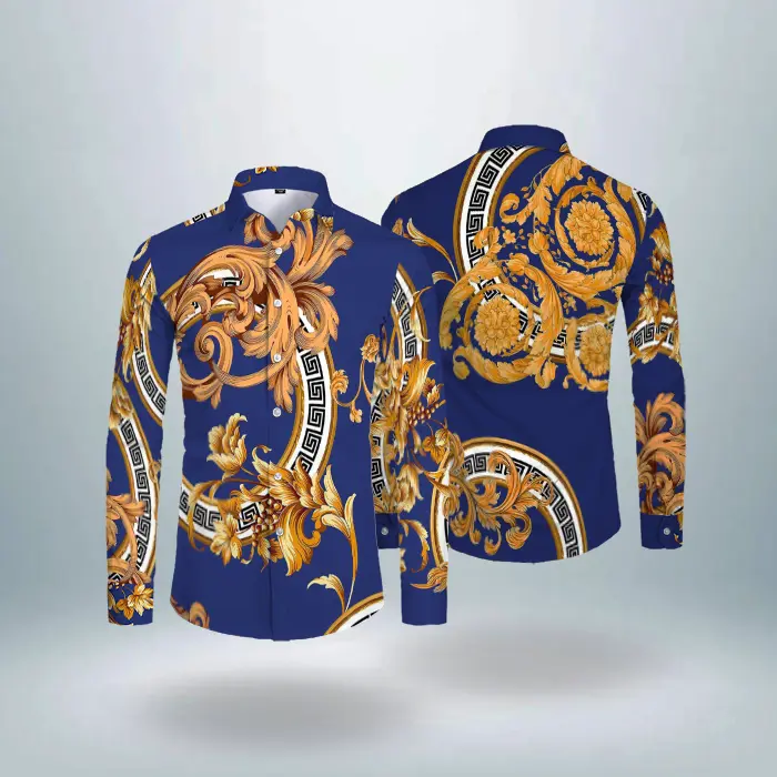 Luxury long sleeve shirt versace pattern hot gift - 567567